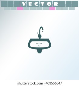 Washbasin icon.