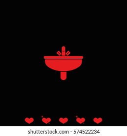 Washbasin icon.