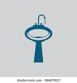 Washbasin icon.
