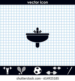 Washbasin icon.