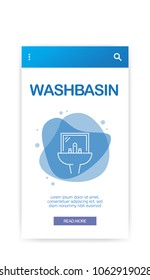 Washbasin Infographic Concept