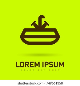 Washbasin minimal vector icon. Sink with water tap flat line icon for websites and mobile minimalistic flat design.