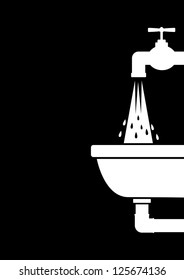 Washbasin with tap