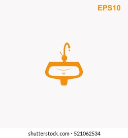 Washbasin vector icon
