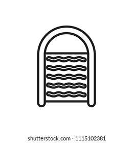 Washboard Vector Icon