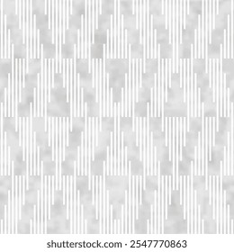 Washed Out Broken Geometric Pattern