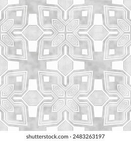 Washed Out Kaleidoscope Check Pattern