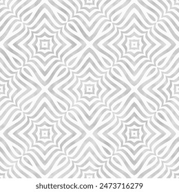 Washed Out Ornate Grid Pattern