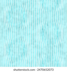 Washed Out Wavy Striped Pattern