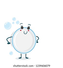 washed plate, character vector