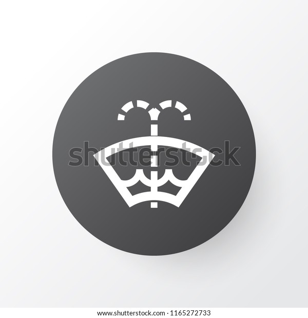 Washer fluid icon symbol. Premium quality\
isolated windscreen element in trendy\
style.