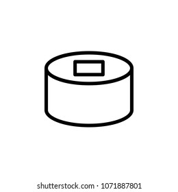 washer icon. Element of minimalistic icons for mobile concept and web apps. Thin line icon for website design and development, app development on white background