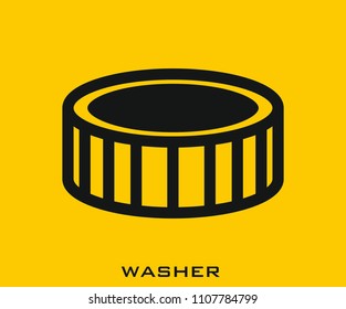 Washer icon signs