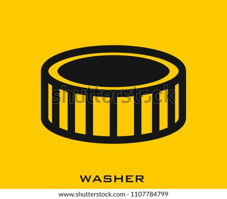 Washer icon signs