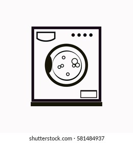 Washer  icon Vector design.