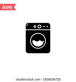 Washer icon. Vector illustration EPS 10.