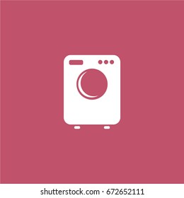 washer icon. vector sign symbol on white background