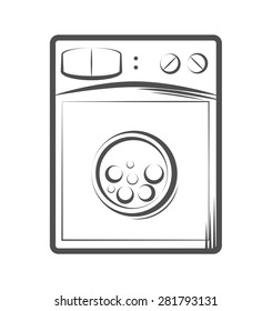 washer machine. laundry room