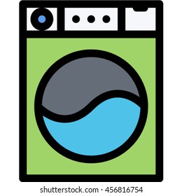 Washer outline icon