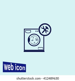 Washer repair icon.