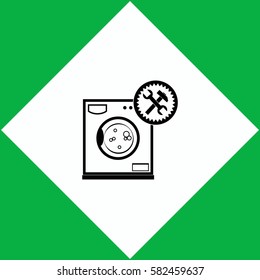 Washer repair  icon Vector design.