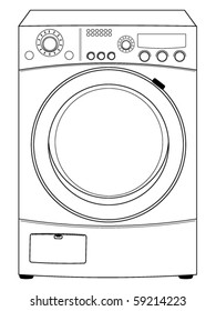 washer silhouette