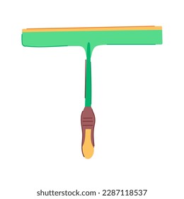 washer squeegee glass cartoon. window clean, service wash washer squeegee glass sign. isolated symbol vector illustration