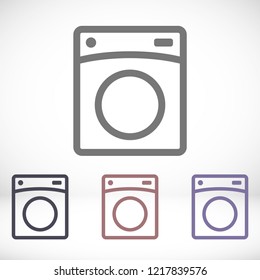 Washer Vector icon
