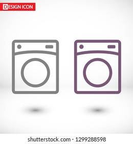 Washer Vector icon