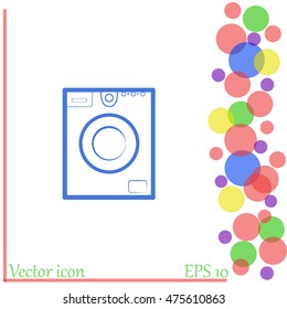 Washer vector icon