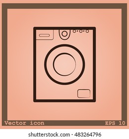 Washer vector icon