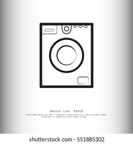 Washer vector icon