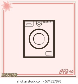 Washer vector icon