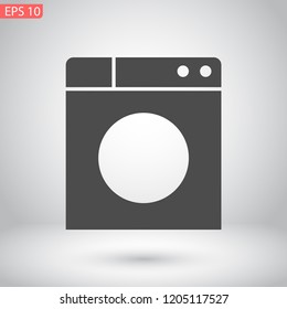 WASHER vector icon eps 10