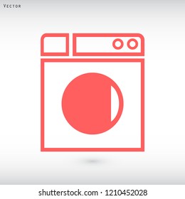 WASHER vector icon eps 10