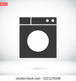 WASHER vector icon eps 10