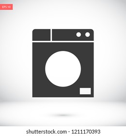 WASHER vector icon eps 10