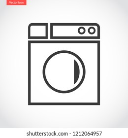 WASHER vector icon eps 10