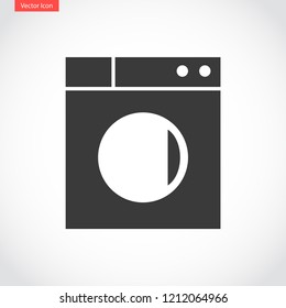 WASHER vector icon eps 10