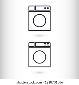 WASHER vector icon eps 10