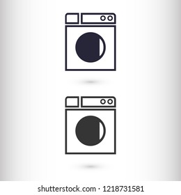 WASHER vector icon eps 10