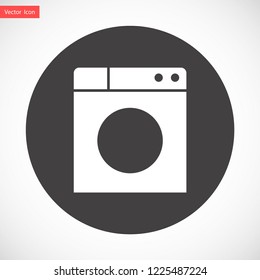 WASHER vector icon eps 10