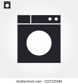 WASHER vector icon eps 10