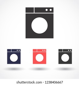 WASHER vector icon eps 10