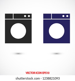 WASHER vector icon eps 10