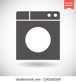 WASHER vector icon eps 10