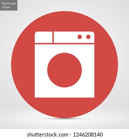WASHER vector icon eps 10