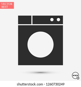 WASHER vector icon eps 10