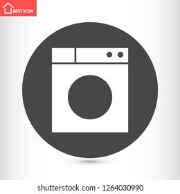 WASHER vector icon eps 10