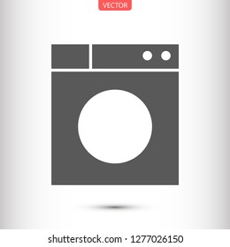 WASHER vector icon eps 10
